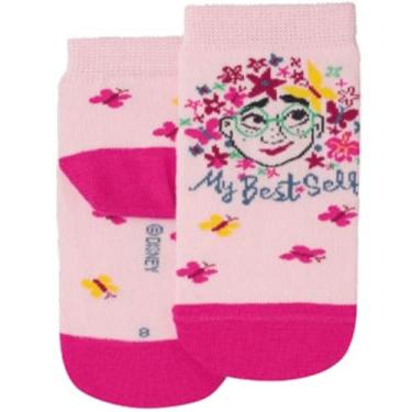 Imagem de Meia Lupo Infantil Disney Estampada Cano Médio Algodão Punho Soft, 240