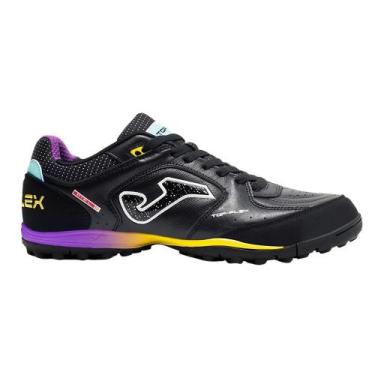 Imagem de Chuteira Society Joma Top Flex Cod 18009 -, Preto, Amarelo, Roxo, 38