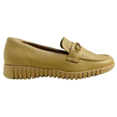 Imagem de Mocassim Feminino Confortflex Napa Bico Redondo Confortável, 36, Almon