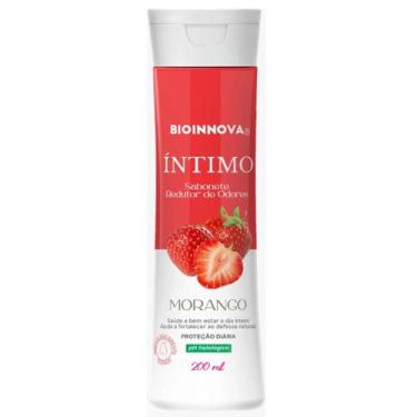 Imagem de Sabonete Íntimo Morango 200ml Bioinnova  Frescor e Proteção Diária