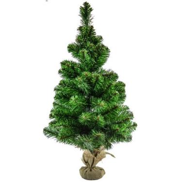 Imagem de Mini Árvore Com Base De Natal Verde 90cm  96 Galhos - cromus