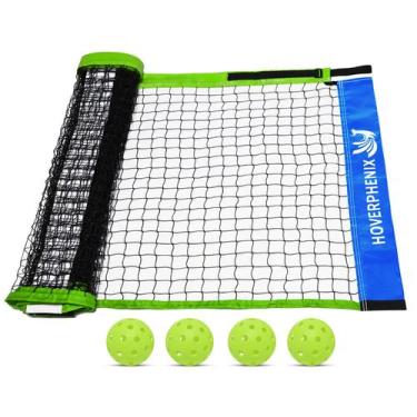 Imagem de Rede de pickleball Hoverphenix 6,7 m x 0,9 m com 4 bolas
