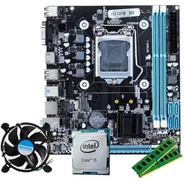 Imagem de Kit Upgrade Intel I3 Segunda Placa Mãe H61 Ram 4GB DDR3 - Fc info