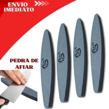 Imagem de Pedra de Afiar e Amolar Tipo Canoa 225mm Fertak Faca e Canivete - - Fe