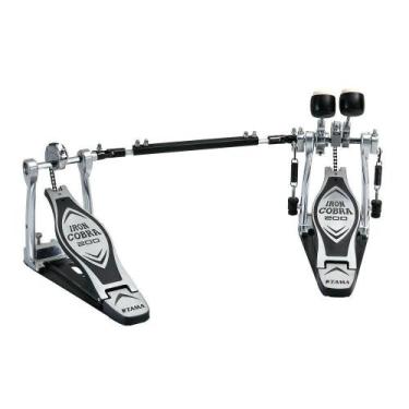 Imagem de Pedal Duplo para Bumbo Iron Cobra 200 Power Glide HP200PTW Tama Drums
