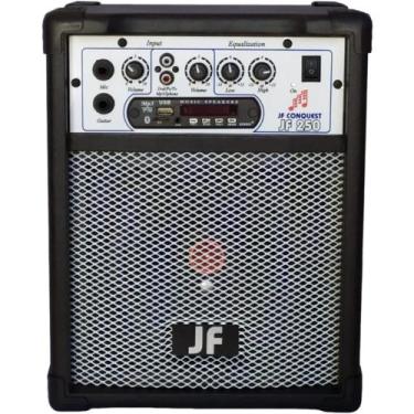 Imagem de Caixa de Som Amplificada Multiuso JF250 30W RMS Bluetooth P10 Mic/Inst