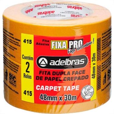 Imagem de Adelbras Fita Dupla Face Adelb Carp Lja 48X30M - Kit C/2 Rl
