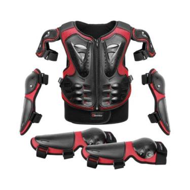 Imagem de Armadura Para Motocicleta Infantil, Equipamento De Proteção Anti-Queda