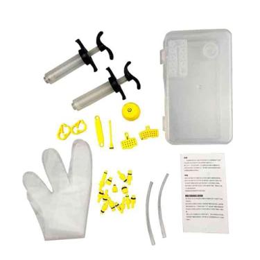 Imagem de Conjunto de ferramentas de reparo de freio de bicicleta Série Bicicleta Óleo de freio hidráulico a disco Óleo de freio Mineral Conjunto de ferramentas de reparo de freio de bicicleta Série