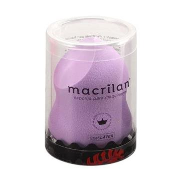 Imagem de Esponja Ej1-33 Gota Chanfrada Hd Para Maquiagem - Lilas, Macrilan - Sem Latex