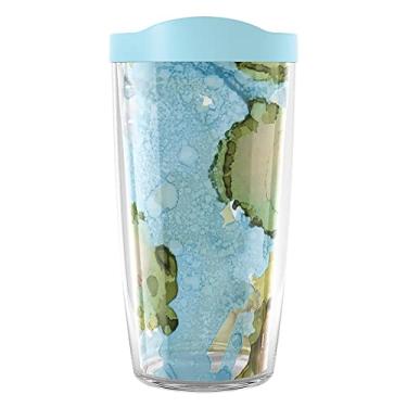 Imagem de Tervis Copo Inkreel-Island Hopping feito nos EUA com parede dupla, isolamento térmico, 473 ml, clássico