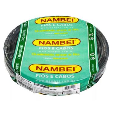 Imagem de Fio Flexível Cabo 1,5mm Preto Nambei