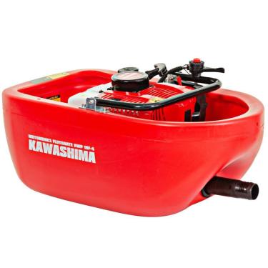 Imagem de Motobomba Flutuante á Gasolina Kawashima KWP15F4 Com Motor 2 Tempos 43cc Forte e Resistente Ideal Para Bombear Água em Diferentes Direções