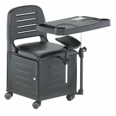 Cadeira De Barbeiro Reclinável Harley Profissional Dompel Cor Preto/Branco