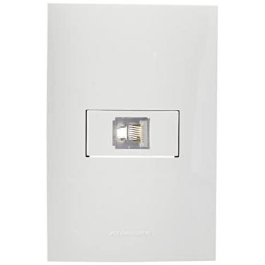 Imagem de Conjunto Tomada para Rede de Computadores, Alumbra, Inova Pro 85061, Branco