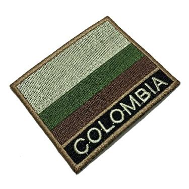 Imagem de BP0049NT03 Bandeira Colômbia Patch Bordado Termo Adesivo