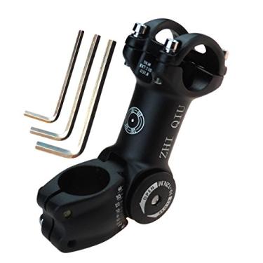 Imagem de ZHIQIU – 60-+60 Graus 90 mm 100 mm 110 mm haste Adustável Bike Fork Extender Bicicleta guidão adaptador de fixação MTB estrada engrenagem fixa Alumínio Cabeça Adaptador Flexível, 31.8MM*110MM（Suitable for handlebars with diameter of 1.25"）, 31.8MM*110MM