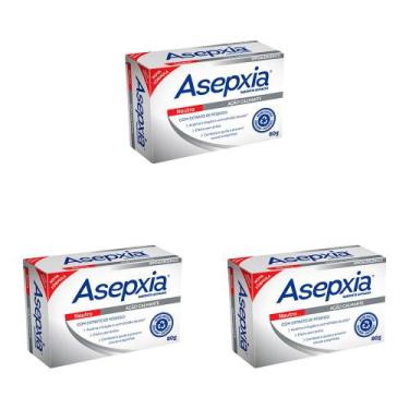 Imagem de Kit 3 Und Sabonete Asepxia Anti-Acne Neutro Extrato De Pêssego 80G
