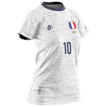 Imagem de Camiseta Baby Look Filtro uv França Copa Torcedor Retrô