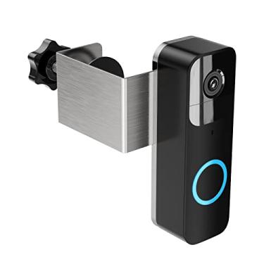 Imagem de Suporte para campainha piscando sem perfuração, Stouchi anti-roubo piscar de vídeo campainha para apartamentos, Kit de suporte de campainha, Acessórios do sistema de segurança de campainha, Sensor de campainha sem bloqueio