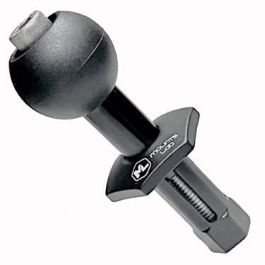 Imagem de Mounts Lab MotoMount Ninja - Motocicleta Kawasaki Ninja para montagem de furo hexagonal de 12 mm / suporte de base de garfo com esfera de 1 polegada (25 mm) - compatível com suporte de telefone/câmera/GPS (adaptador), preto (ML-Ninja01)