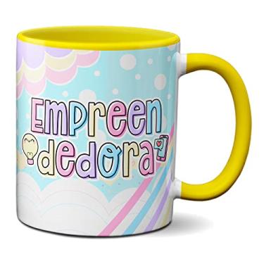 Imagem de Caneca Profissão Empreendedora Profissional Presente Fofo (Amarela)
