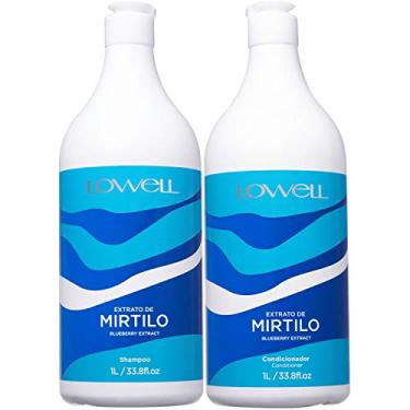 Imagem de Kit Shampoo 1L + Condicionador 1L Extrato de Mirtilo Lowell