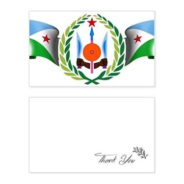 Imagem de Djibouti National Emblem Country Symbol Thank You Card Birthday Paper Greeting Wedding Repreciation