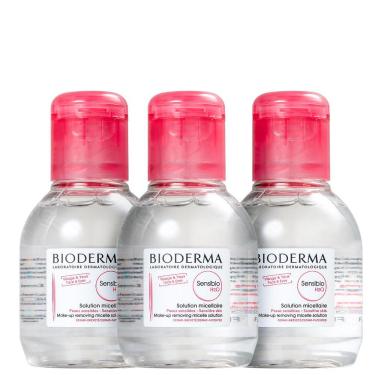 Imagem de Kit Bioderma Sensibio H2O Trio - Água Micelar 3x100ml
