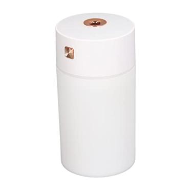 Imagem de Umidificador de névoa de 300 ml, umidificador de névoa fria, umidificador silencioso, prático, capacidade de água de 300 ml, fonte de alimentação USB, desligamento inteligente para casa (branco)
