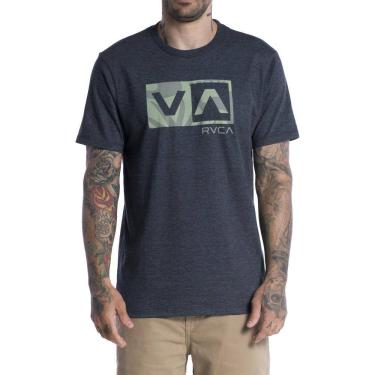 Imagem de Camiseta RVCA Balance Box Iron Plus Size S24 Masculina Cinza