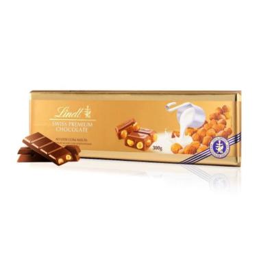 Imagem de Lindt Chocolate Swiss Gold Bar Avelã Premium 300G