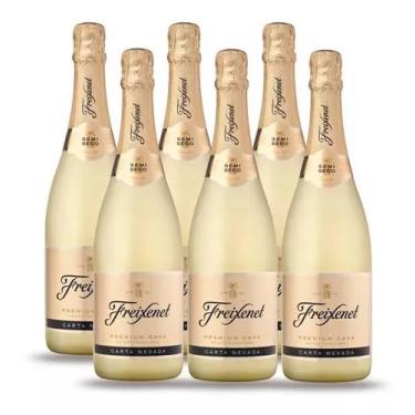 Imagem de Kit 6 Cava Freixenet Carta Nevada Demi Sec 750 Ml