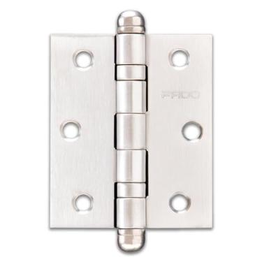 Imagem de DOBRADICA PARA PORTA COM ROLAMENTO SM 3530 3 ½” x 3'' AÇO ESCOVADO 3 PÇS PADO