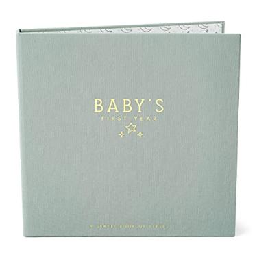 Imagem de Lucy Darling Livro de memórias de bebê com tema Celestial Skies – Livro de fotos do álbum de 5 anos para captar memórias preciosas – Livro de registros de bebê de gravidez para meninos ou meninas