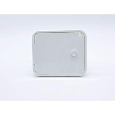 Imagem de Valterra RV Mangueira de esgoto Compartimento Porta Montagem Trava de polegarValterra branco D04-0471