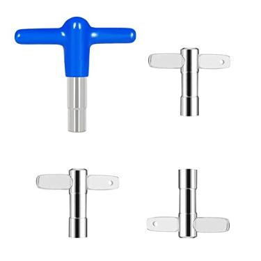 Imagem de EASTROCK Teclas de tambor de alto torque com materiais mais avançados de borracha e plástico, chave de tambor universal para afinação de bateria ferramenta de hardware de percussão com furo (1-3,