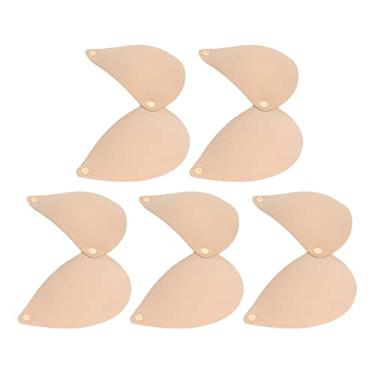 Imagem de Sutiã Adesivo Sem Costas, sutiã Adesivo Hipoalergênico para Levantamento de Seios 3D Lateral 5 Peças para o Dia a Dia (D)