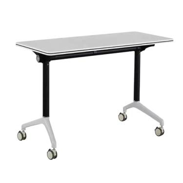 Imagem de Mesas de Conferência Mesas De Reunião Dobráveis ​​modernas Para Salas De Conferências E Escritórios, Mesa Dobrável De Madeira Mesa De Treinamento, Fácil Armazenamento E Economia De Espaço(120x40x75cm/