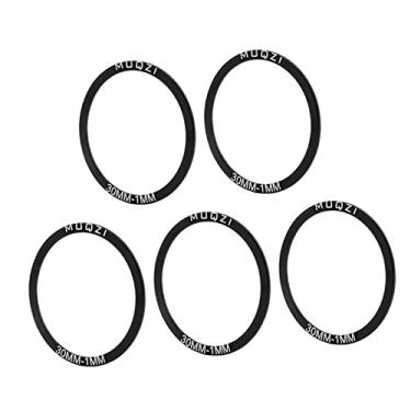 Imagem de Fancyes 5 peças junta do suporte inferior da MTB conjunto de arruela de liga de alumínio peças espaçadoras, 30MM T1MM