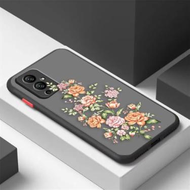 Imagem de Capa de telefone fosca para Oneplus 10 9 8T 8 7 7T 6 6T 5 5T PRO NORD CE 2 N10 N100 5G Capa lindas flores coloridas, SFBLA09, para Oneplus Nord N100