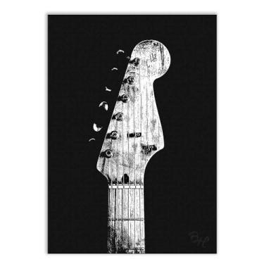 Imagem de Placas Decorativas Musica Violão Guitarra Rock Piano Varios Modelos Instrumentos Decoração Quarto Sala Escritório
