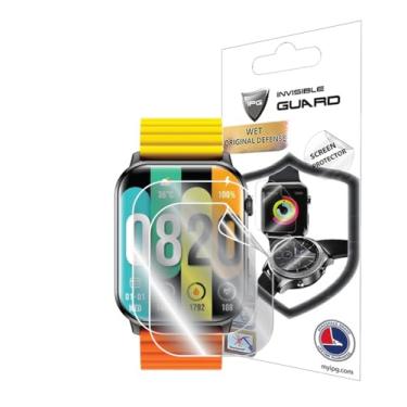 Imagem de IPG Protetor de tela de hidrogel para relógio inteligente Kieslect KS (2 unidades) Película transparente HD invisível antiarranhões - suave/autorreparação/bolha para KS