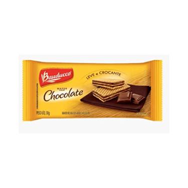 Imagem de BISCOITO MINI WAFER CHOCOLATE BAUDUCCO SACHÊ 30G CAIXA 96 UNIDADES