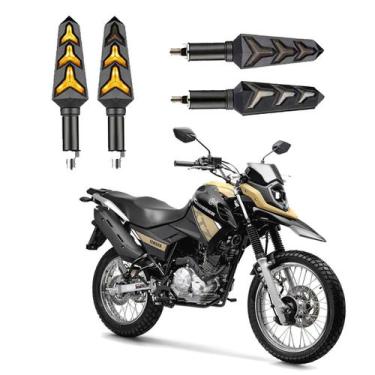 Imagem de KIT 4 Seta Sequencial Pisca de Led Universal Estrela Modelo P09S Moto 