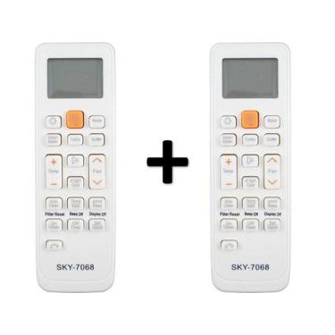 Imagem de Kit 2 Controle Remoto Ar Condicionado Samsung - lelong