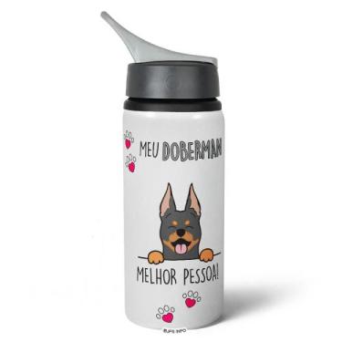 Imagem de Garrafa Squeeze NK - Meu Doberman, melhor pessoa! - JPS INFO