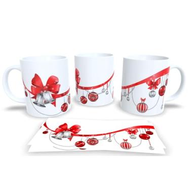 Imagem de Canecas de Porcelana Branca Personalizadas Natal 5 (Mod.86)