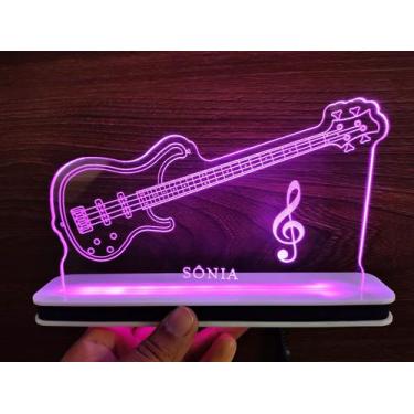 Imagem de Luminária Decorativa com LED Contrabaixo Strinberg Clave de Sol - Hobb