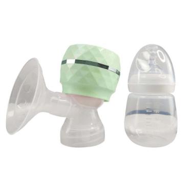 Imagem de Bomba de Tirar Leite Materno Extratora Amamentação Bateria Elétrica Re